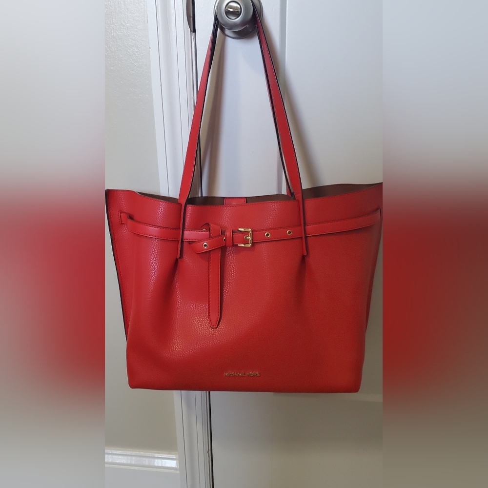 Michael Kors Vibrant Red Tote